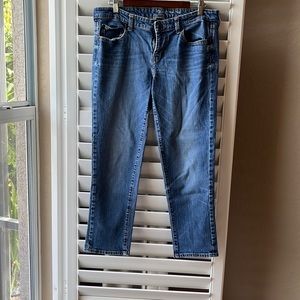 Gap straight crop jeans